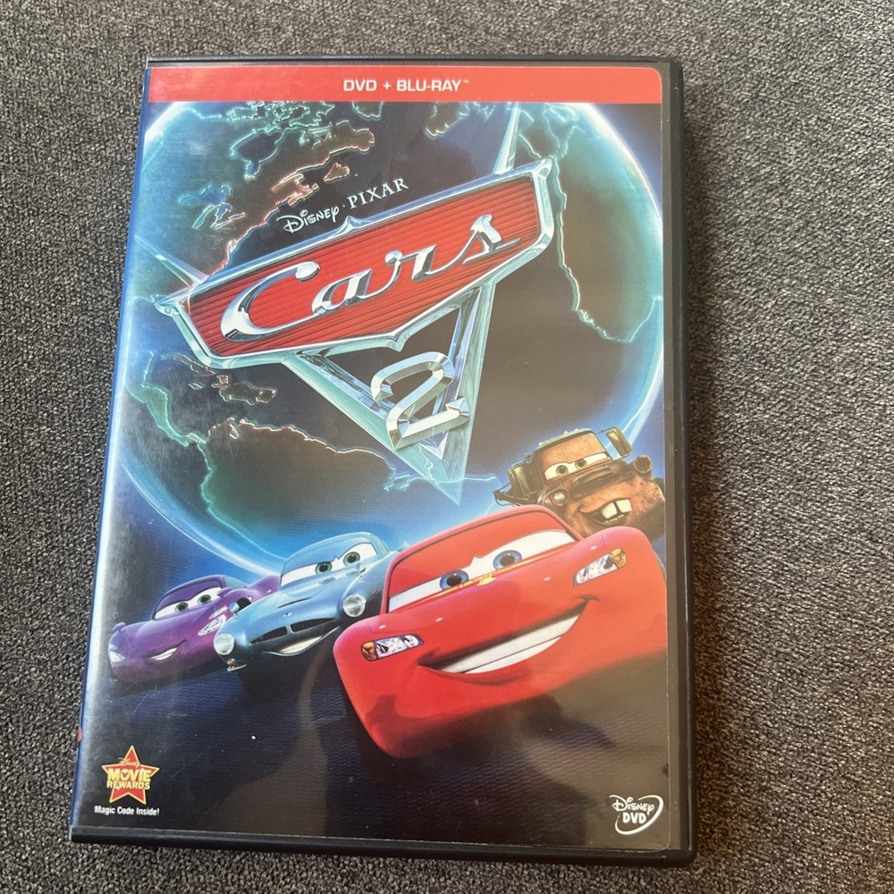 Disney Pixar Cars 2 Blu ray & DVD